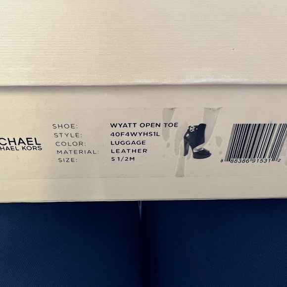 Michael Kors Wyatt Open Toe Booties - Picture 5 of 6